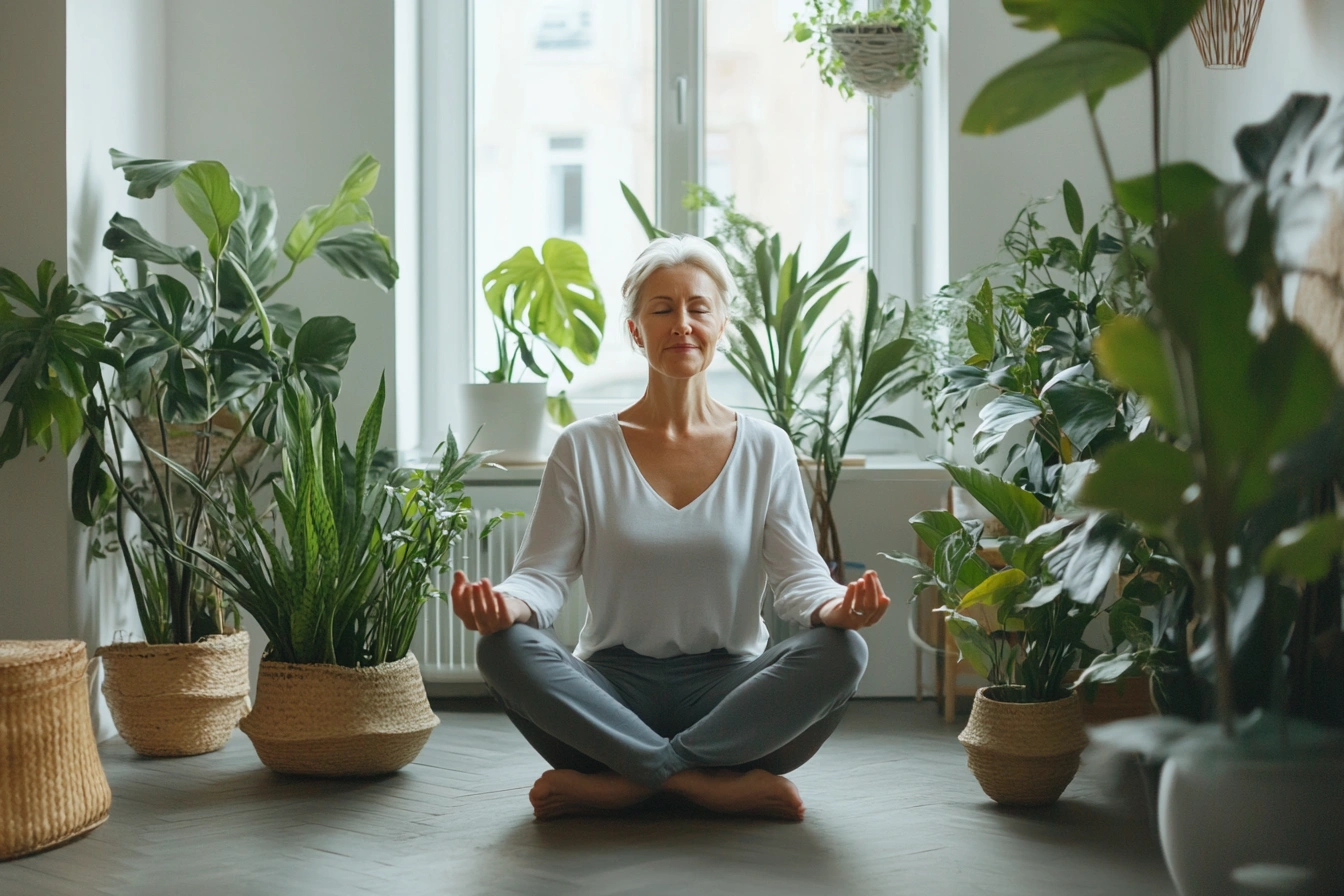 Йога на стільці для пенсіонерів